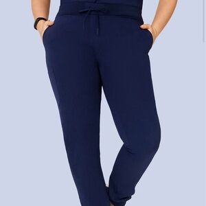 Navy Women's Scrub Jogger Pants